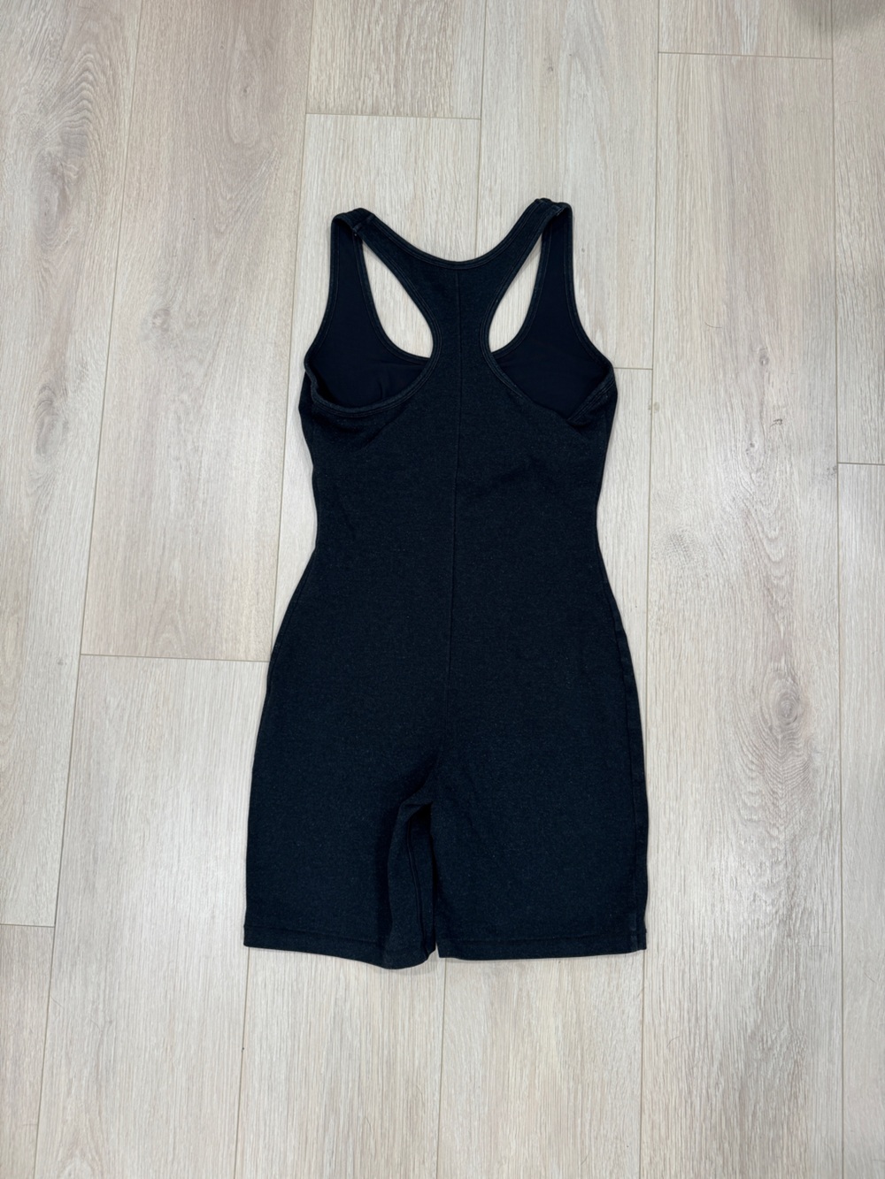 Skims Black Racerback Romper - Picture 3 of 3